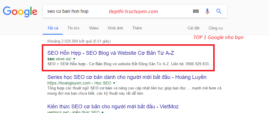 SEO Onpage 10 bước cơ bản để Lên Top 1 Google. 