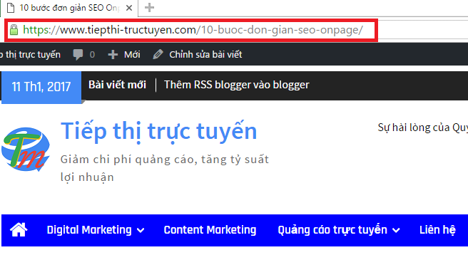 URL thân thiên giúp SEO Onpage dễ dàng hơn, và google dễ hiểu hơn. 